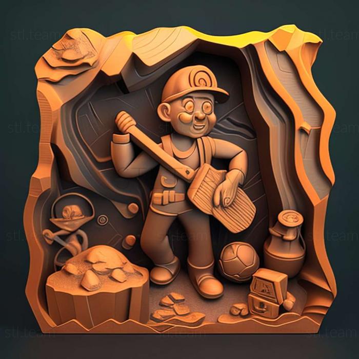 3D model Idle Miner Tycoon game (STL)